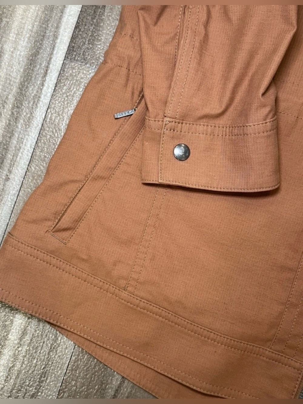 KÜHL Womens Stryka Sz L Flannel Lined Jacket Copper Brown 2155 Outdoor Hiking - Picture 6 of 11